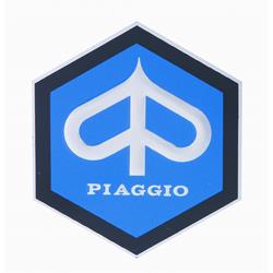 Emblem PIAGGIO 6-Eck Kaskade 020479 - 152290 für Vespa 125 GT/GTR/TS/Super 1968 -> /150 Super/Sprint 1968 -> /Sprint Veloce/Rally