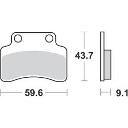 Bremsbeläge RMS S24
