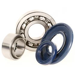 Lagersatz Kurbelwelle SIP 25x62x12/25x38x15, 24x35x6/31x62x5.8/4.3 mm Lichtmaschinenseite und Kupplungsseite (LIMA & KULU) für Vespa 125 GTR 2°/TS 2°/150 Sprint V 2°/Super 2°/Rally/PX80-200/PE/Lusso/C