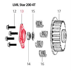 Lagergehäuse LML, Kupplung, C-3781308 für LML Star 200 4T