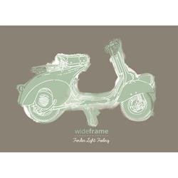 Postkarte SIP mit Motiv "Vespa Fenderlight Feeling"