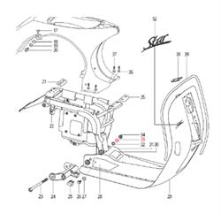 Sprengring M12 mm, LML für LML Star 125-200 4T/Star Deluxe 125-150 4S/Speedy