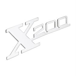 Schriftzug X 200 Beinschild 19650190 für Lambretta 200 SX