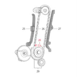Schraube, LML für LML Star 125-150 4T/Star Deluxe 125-150 4S/Speedy