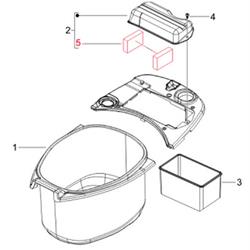 Puffer PIAGGIO, Batteriefach für Vespa LX/LXV/S 50-150ccm