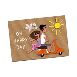 Postkarte SIP mit Motiv Oh happy Day