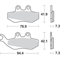 Bremsbeläge GALFER SPORT S18