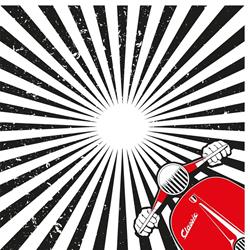 Servietten SIP mit Motiv Vespa Motorroller weiß