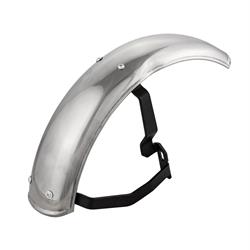 Kotflügel SIP Garelli 2.0, vorne Edelstahl poliert silber für Vespa PK50-125 S/XL/XL2/Automatica/PX80-200/PE/Lusso/`98/MY/T5