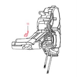 Halterung LML, Bremsseilzug, SF214-0164 für LML Star 200 4T
