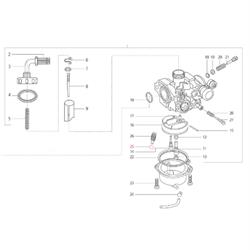 O-Ring i 5mm, a 7mm mm (d) 1,0mm, LML für LML Star 125-150 4T/Star Deluxe 125-150 4S/Speedy