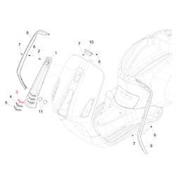 Kaskadeneinsatz PIAGGIO, oben für Vespa Primavera/Sprint 50-150ccm 2T/4T AC