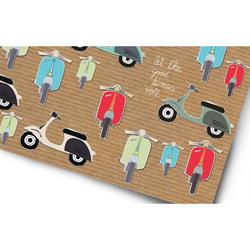 Geschenkpapier SIP mit Motiv Vespa Motorroller