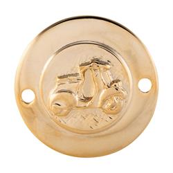 Plakette "Vespa" Beinschild vorne