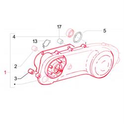 Variodeckel PIAGGIO für GILERA Ice/Stalker 50ccm 2T AC