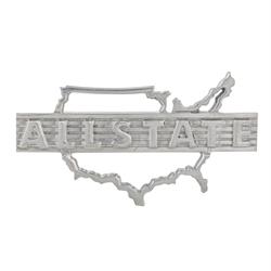 Schriftzug "Allstate" Beinschild vorne