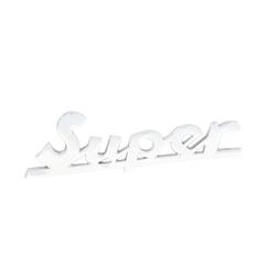 Schriftzug "Super" Beinschild vorne 121080 für Vespa 125 Super/150 Super