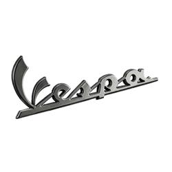 Schriftzug "Vespa" Beinschild/Top Case 672060 für Vespa LX/LXV/S/Primavera/Sprint/GTS/GTS Super/GTV/GT 60/GT/GT L/PX 2011 125-300ccm