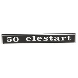 Schriftzug "50 elestart" Heck hinten 152512 für Vespa 50 Special Elestart V5B2T 1869 -> V5B4