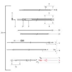 Chokehebel LML, SF524-0788 für LML Star 125-200 4T/Star Deluxe 125-150 4S/Speedy