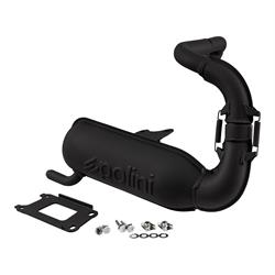 Rennauspuff POLINI 200.2031, Stahl für PIAGGIO Ape 50