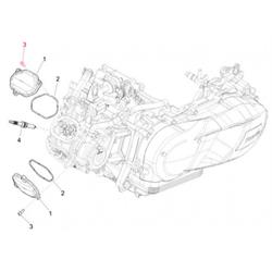 Schraube Zylinderkopfabdeckung M5x14 mm, PIAGGIO für Vespa GTS/GTS Super 125/150ccm 4T LC iGet (Euro4)