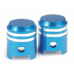 Ventilkappen mit Motiv "Kolben" blau
