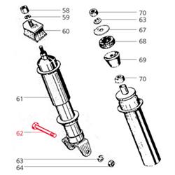 Schraube Stoßdämpfer/Motorgehäuse M10x70 mm für Vespa PKXL2/FL/50HP