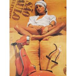 Poster mit Motiv "Rally, orange Ernte"