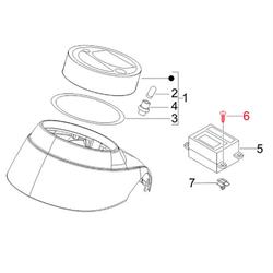 Blechschraube Tachometer 3,6x12 mm, PIAGGIO für Vespa GTV/GT 60/GT L 125-300ccm