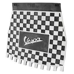 Spritzlappen PIAGGIO "MOD" mit "Vespa" Schriftzug schwarz/weiß kariert