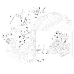 Unterlegscheibe Kippsensor 5,2x15x1,5 mm, PIAGGIO für Vespa Primavera/Sprint 50-150ccm