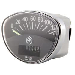 Tachometer PIAGGIO 141712 - 1835865 für Vespa 125 ET3/GTR/TS/150 Sprint V/Rally/Motovespa 125 CL/150 CL/200 DS