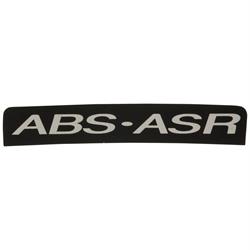Schriftzug "ABS ASR" Kotflügel seitlich 1B001417 für Vespa GTS/GTS Super 125-300ccm ('14-)