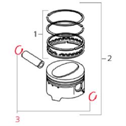 Kolbenbolzenclip LML, SF504-1229 für LML Star 200 4T