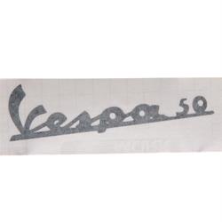 Schriftzug Vespa 50 Beinschild vorne 090494 für Vespa 50 N, V5A1T 11600 ->