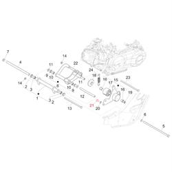 Schraube Halter Schwingarm M10 mm, Sechskant, PIAGGIO für Vespa GTS/GTS Super/GTV/GT 60/GT/GT L 125-300ccm