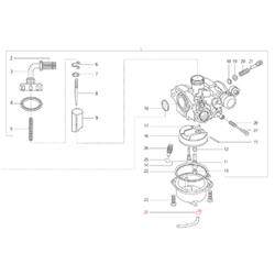 Schlauchklemme LML, C-2771420/19 - SF212-0142/27 für LML Star 125-200 4T/ Star Deluxe 125/II/4T Automatica/CVT