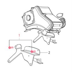Schraube Halterung M6x12 mm, LML für LML Star 125-200 4T/Star Deluxe 125-150 4S/Speedy