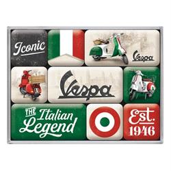Magnete Set mit Motiv Vespa - Italian Legend