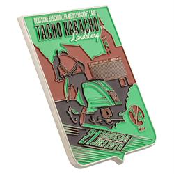 Plakette Tacho Karacho 2018