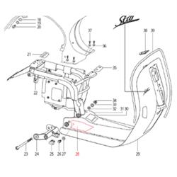 Aufkleber LML für LML Star 125-200 4T/Star Deluxe 125-150 4S/Speedy