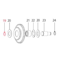 Sicherungsring M6 mm, LML für LML Star 125-150 4T/Star Deluxe 125-150 4S/Speedy