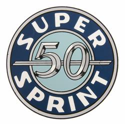 Aufkleber mit Motiv "SUPER SPRINT 50" für Vespa SS50