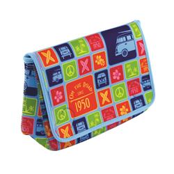 Kulturbeutel VW Collection mit Motiv VW Bulli "Surf" bunt