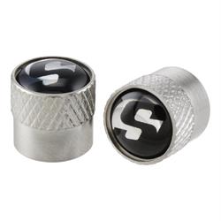 Ventilkappen SIP SERIES PORDOI schwarz/silber