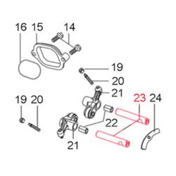 Achse Kipphebel Ventile LML, Einlassventil, SF214-0040 für LML Star 200 4T