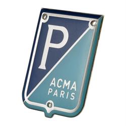 Emblem "PIAGGIO ACMA Paris" für Vespa 125 `57-`58/150 GL `57-`58