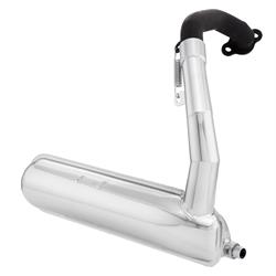 Rennauspuff SIP Road Banane, Stahl chrom für Vespa PK50/S/SS/XL/XL2/XLS/HP/FL/N/Rush