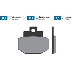 Bremsbeläge POLINI Sintered S52 174.2024